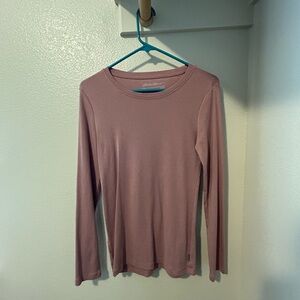 Eddie Bauer Women's Mauve Long Sleeve Top